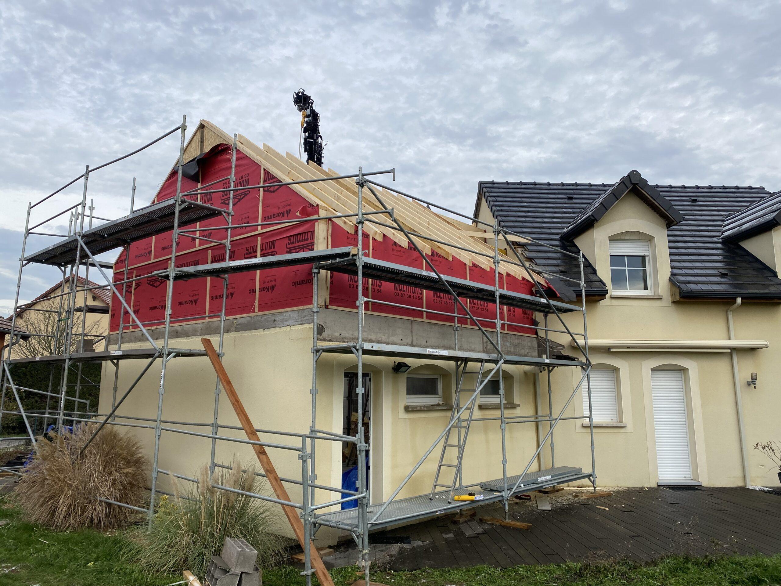Étapes d'agrandissement d'une maison par LORConstructeurs